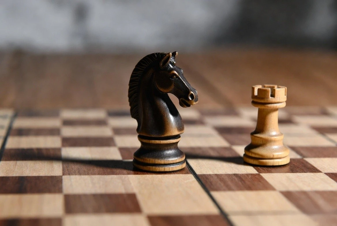 Knight and rook combination in chess